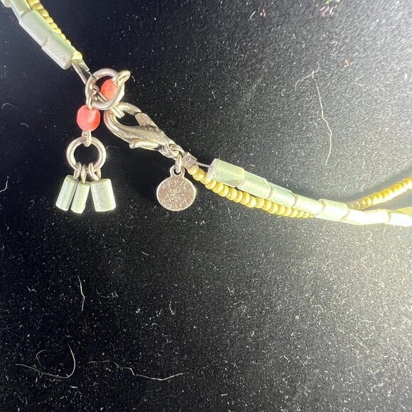 David Aubrey Green Bead Two-Layer Necklace - Picture 5 of 5